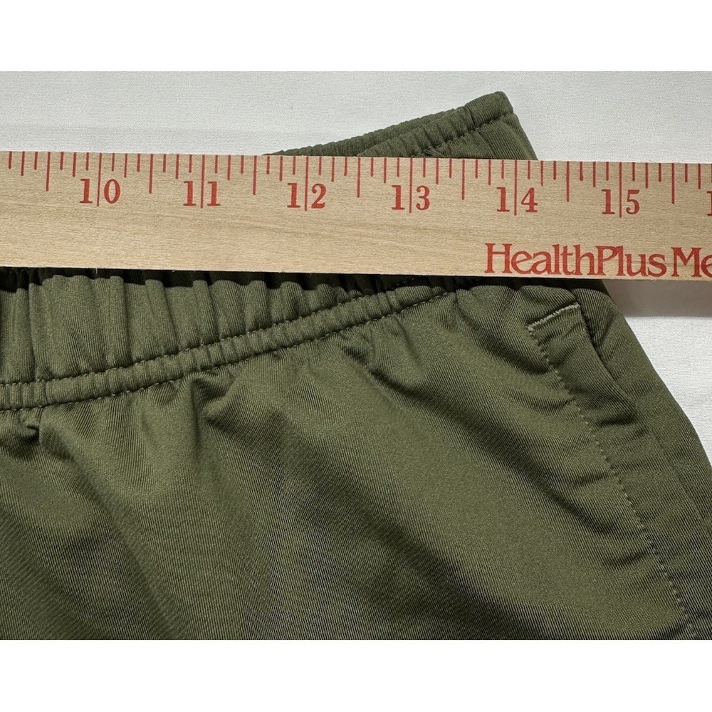 Gymshark Joggers Pants Mens Medium Olive Green Logo Drawstring Athletic Pockets - Picture 10 of 11